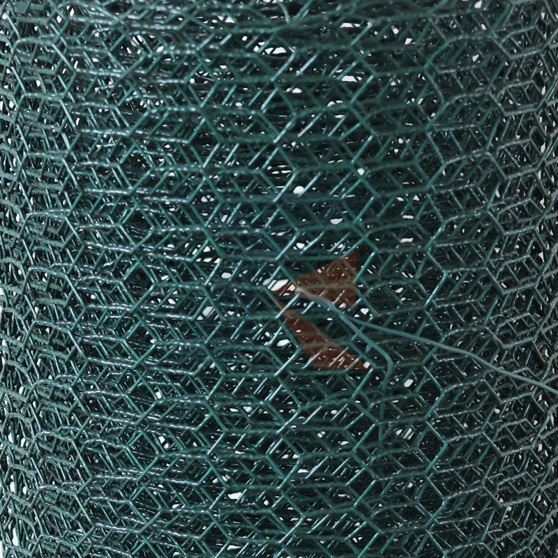 Factory PVC Coated Hexagonal Wire Mesh Green Plastic Chicken Wire Mesh