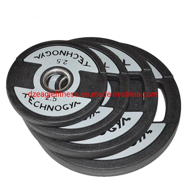 Customized Commercial PU Weightlifting Plates