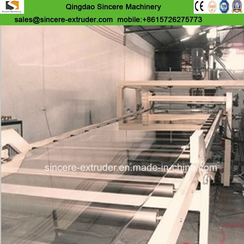 Plastic Pet PETG APET Thermoformed Sheets Processing Extruder Machine