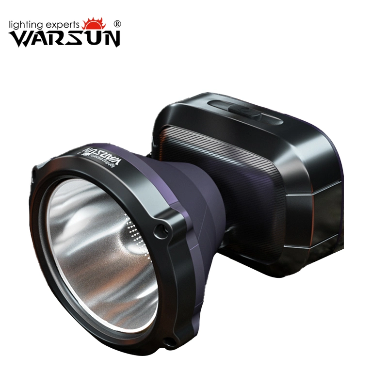 Warsun New Design Long Endurance Rechargeable LED Head Lamp Torch Light Type-C COB with Battery Indicator