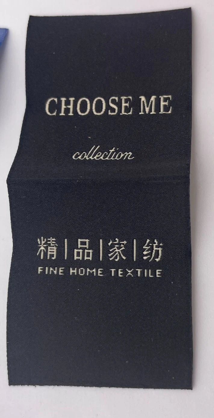 Fabric Material Popular Sew in Garment Woven Flag Label