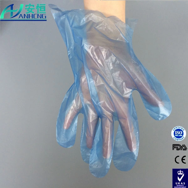 Servicio de Alimentos desechables baratos guantes de plástico Poly 1200/CS X-Large