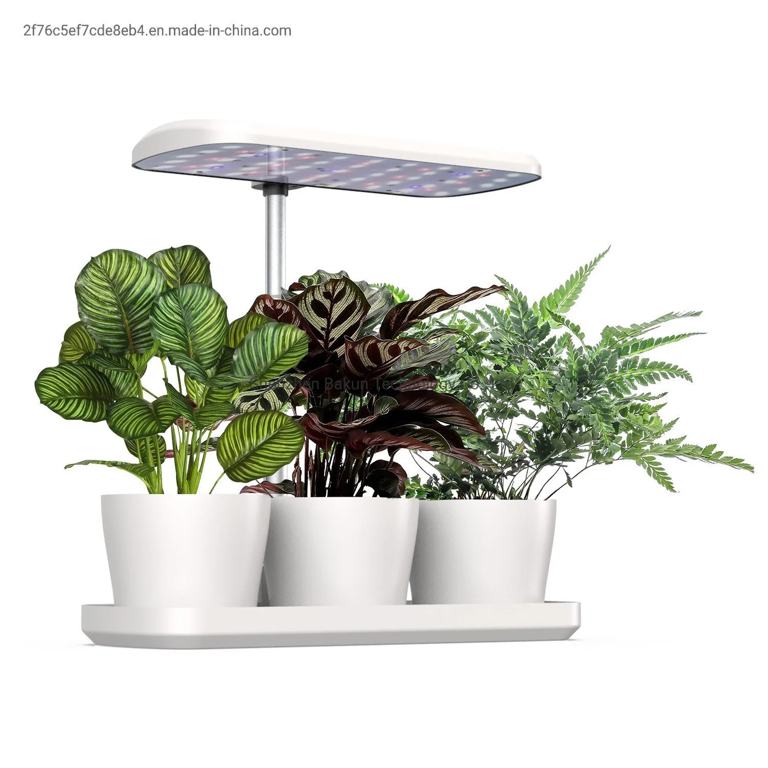 Artificial LED Light Indoor Smart Plastic Flowerpot Intelligence Annual Planter All Optical Spectrum