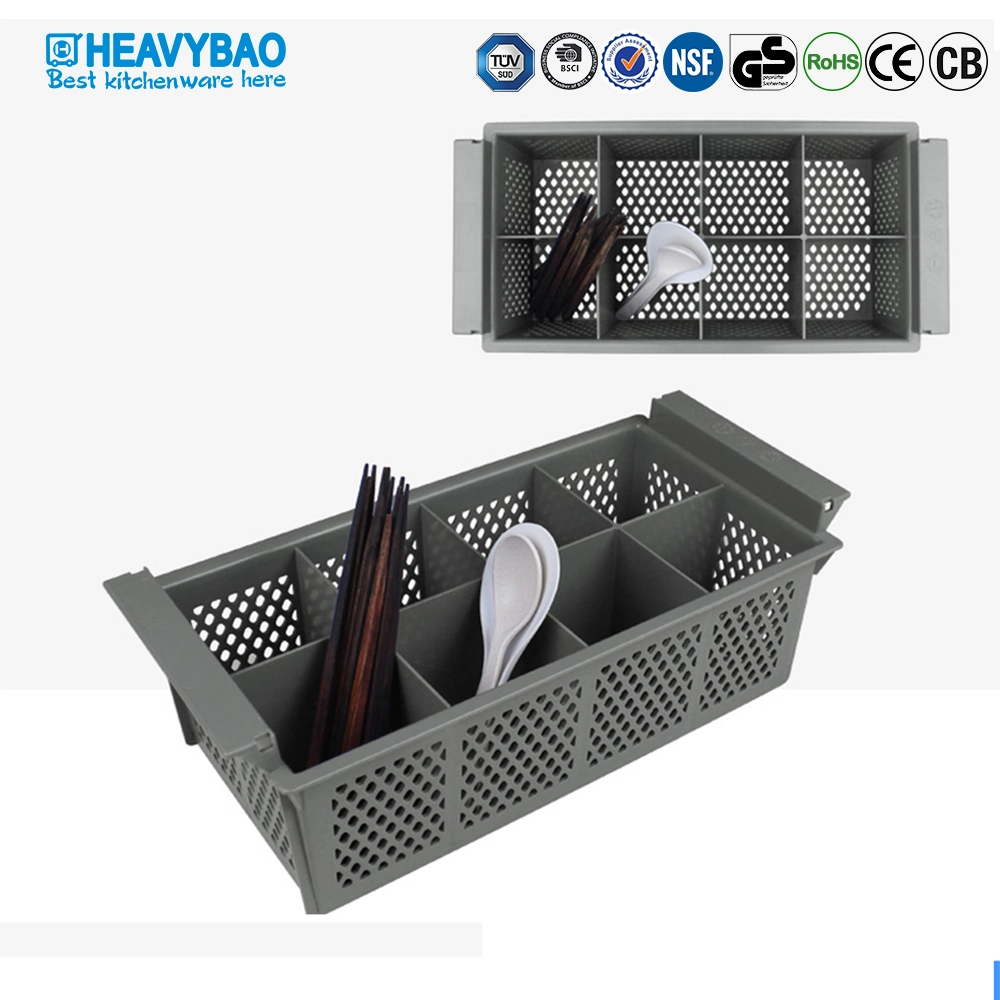 Heavybao Durable Plastic Cutlery Drain Box for Kitchen