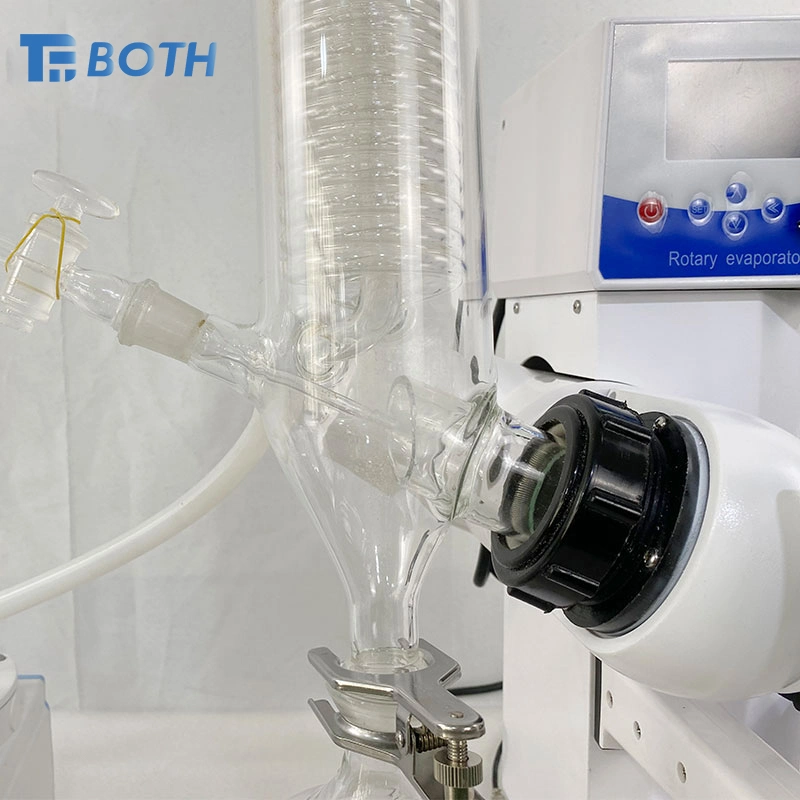 1L 3L 5L Laboratory Rotary Evaporator with Rotating Evaporation Flask and Heating Elements of PTFE Seal Water/Oil Bath