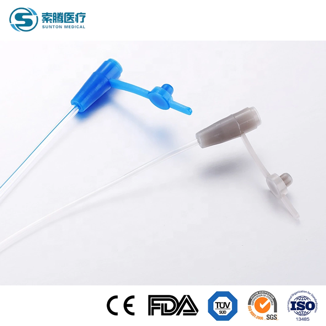 Cathéter de sonde d'alimentation de 8,0 mm de diamètre externe Sunton PVC médical de haute qualité Fabrication de cheminée de remplissage jetable échantillon disponible Chine enfance extension alimentation Tube