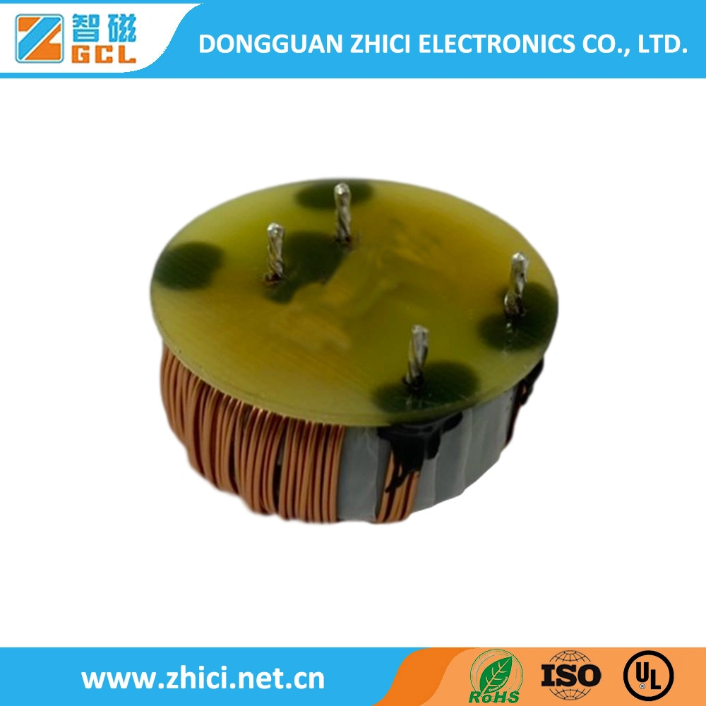 T28*16*11, cable inductor de la Herida de viento de la línea de modo común de la bobina de inductores de inductor toroidal