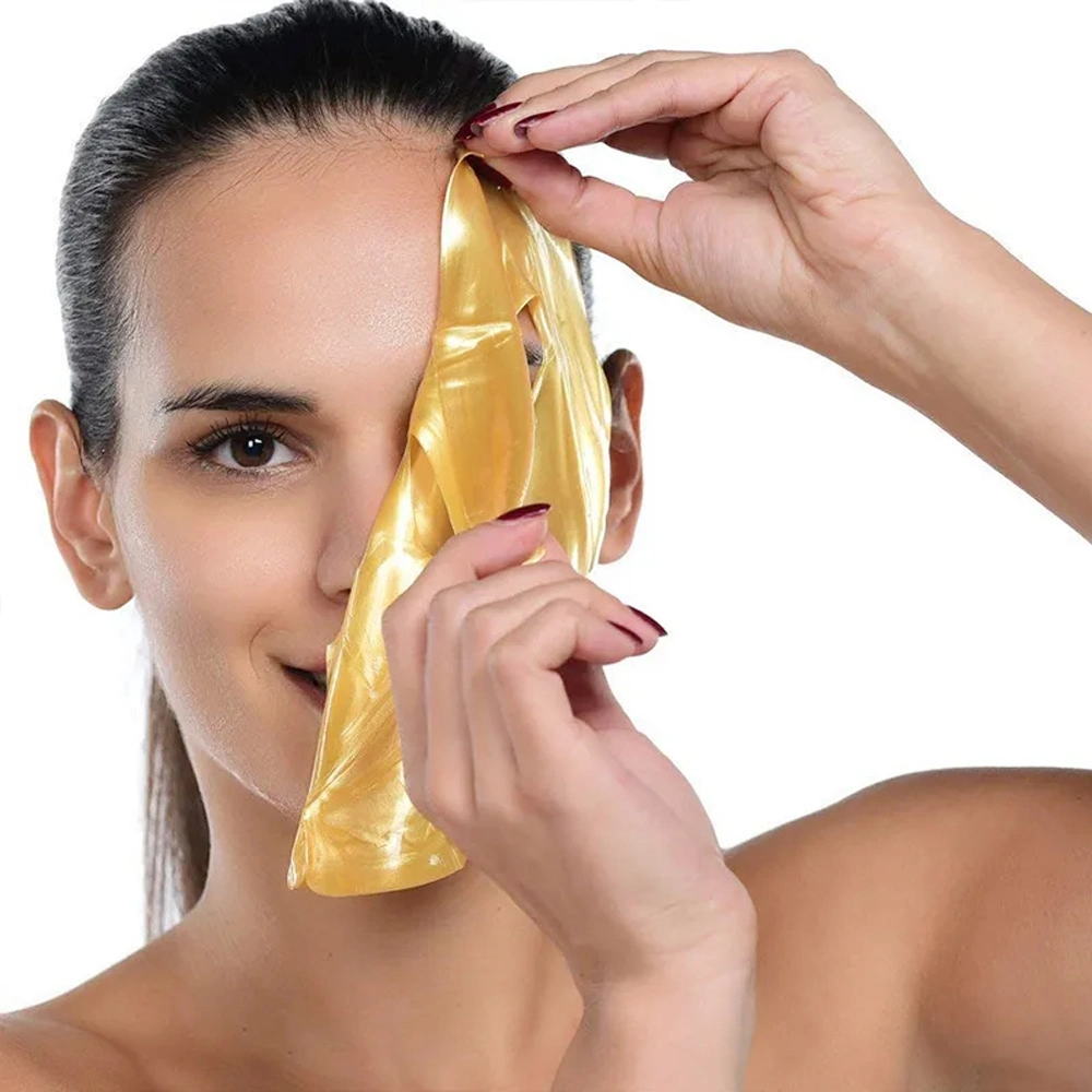 Masque facial hydrogel au collagène OEM Gold