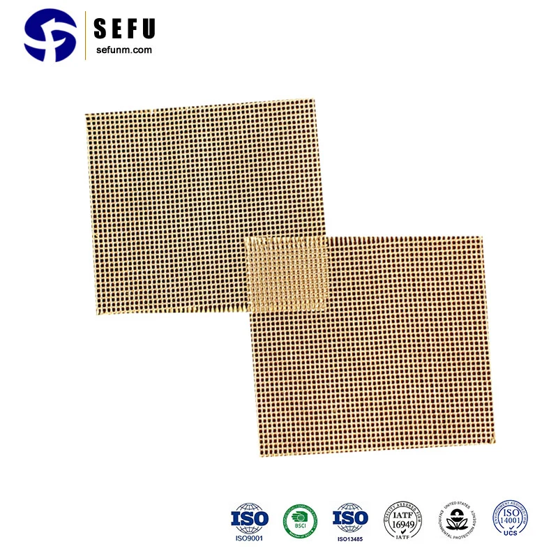 Sefu China Foundry Filters Manufacturing High Silica Fiberglass Mesh Filter Molten Iron Filtration Foundry Mesh Filter for Molten Aluminum Filtering