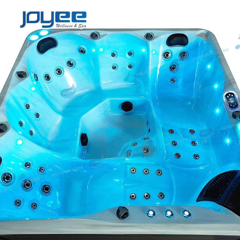 Joyee Hot Tub Manufacturer 5 People Hydromassage Whilpool Bath Outdoor SPA