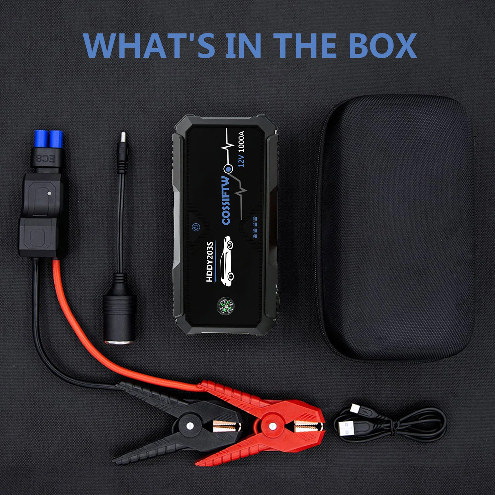 Hot Sell 10400mAh 4USB Portable Emergency Car Jump Starter