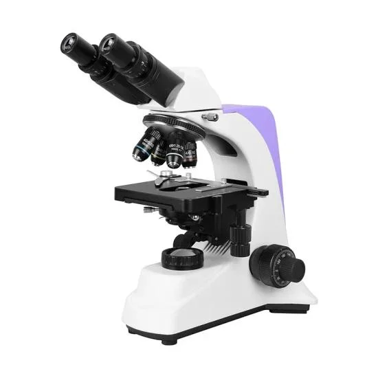 China Factory Binocular LED 40X-2000X Medical Biological Compound Microscope