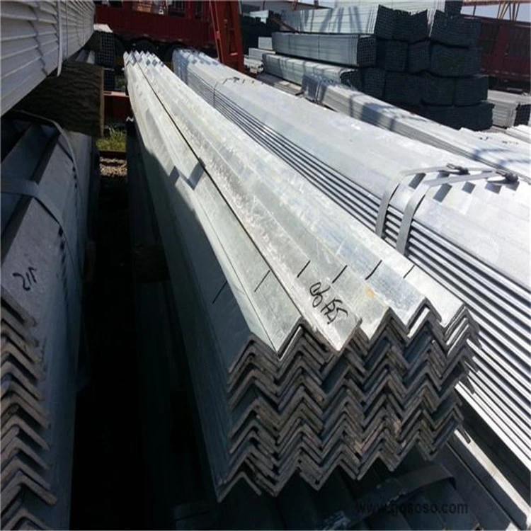 Warehouse S235jr Hot Rolled Carbon 75X75X5 Equal Galvanized Steel Angle Bar Raw Material Small Angle Bracket 50X50X5 Mild Carbon Equal Angle Steel 25X25mm