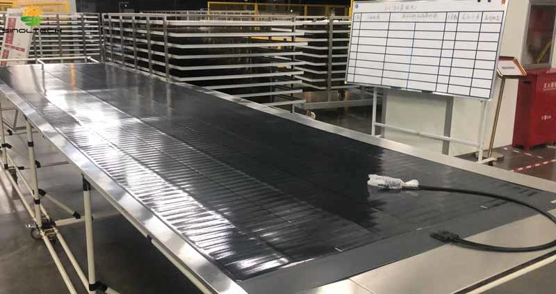 1200W Miasole CIGS de película delgada de la Energía Solar Fotovoltaica Panel para techo