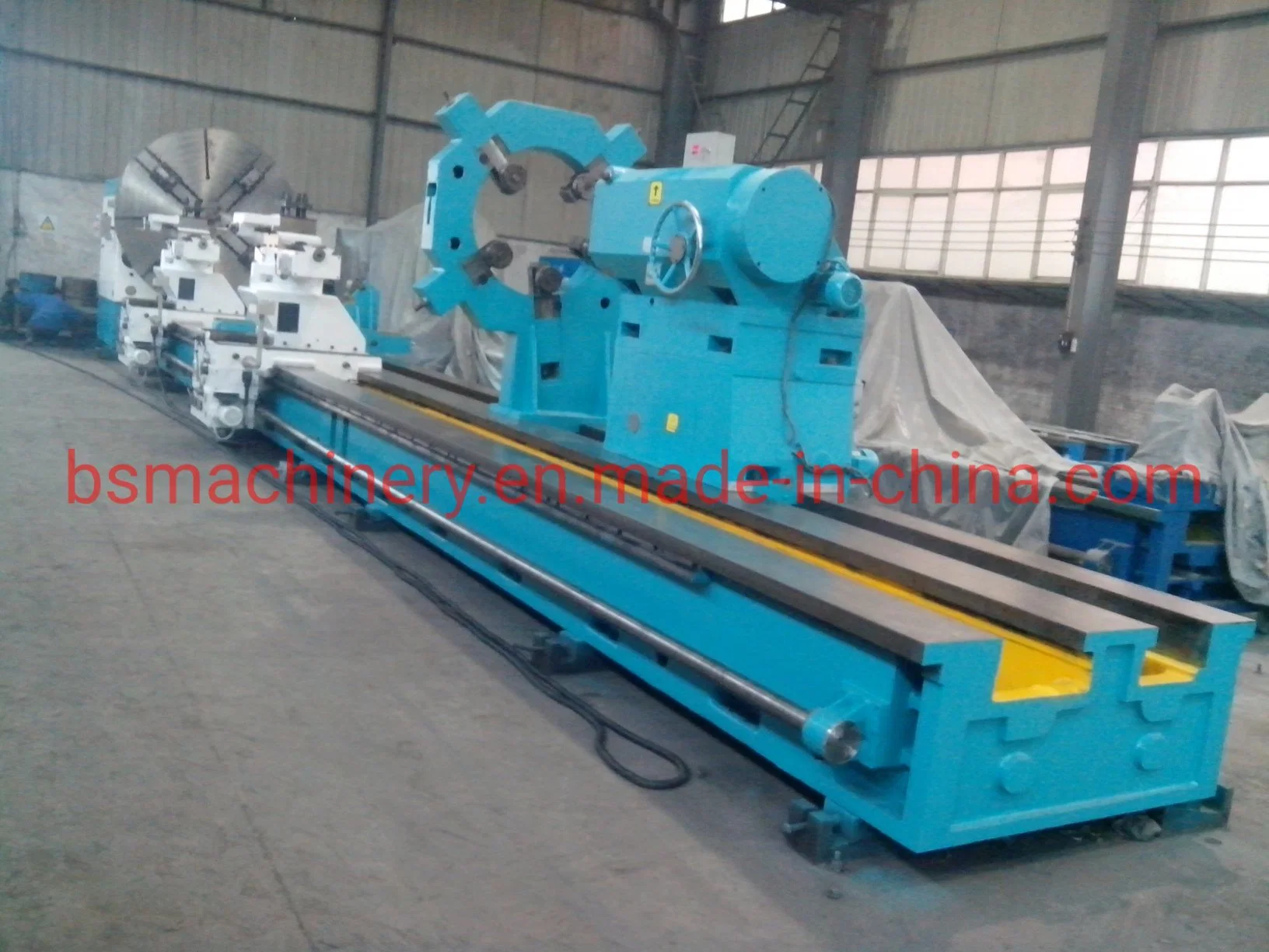 32tons Load Capacity Heavy Duty Horizontal Lathe Machine