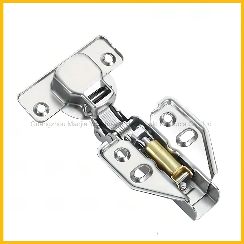 Furniture Hardware 90g Iron Interior Concealed Slide on Cabinet Hydraulic Hinges for Kitchen