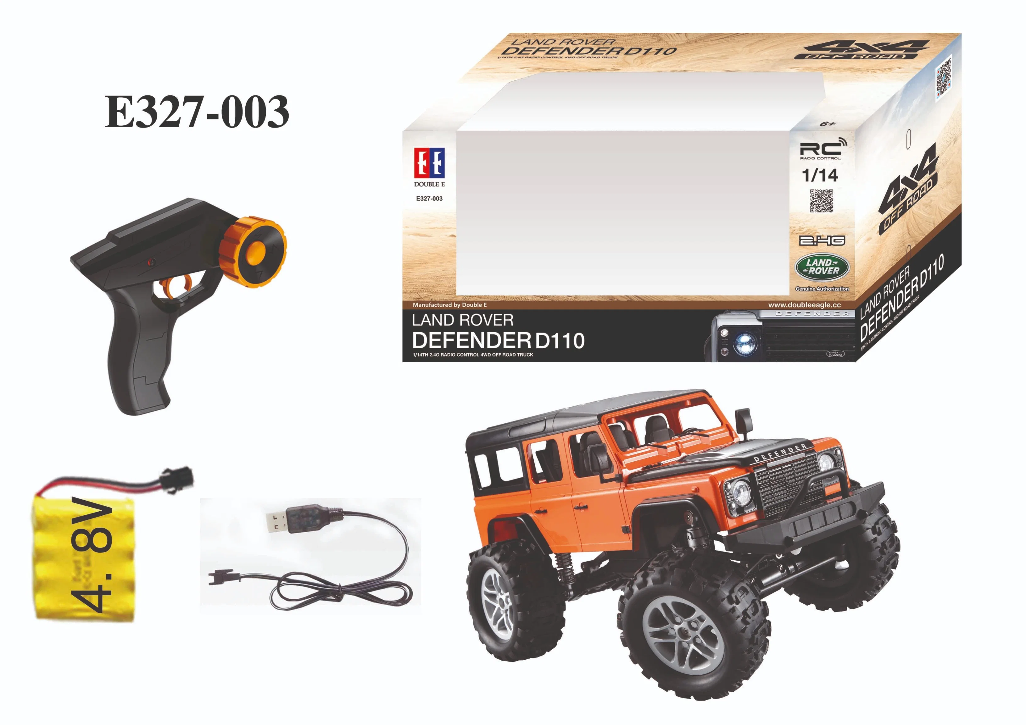 1: 14 Radio Fernbedienung Elektro RC Auto 4 Kanäle Kinder Kunststoff Spielzeug (H04460035)