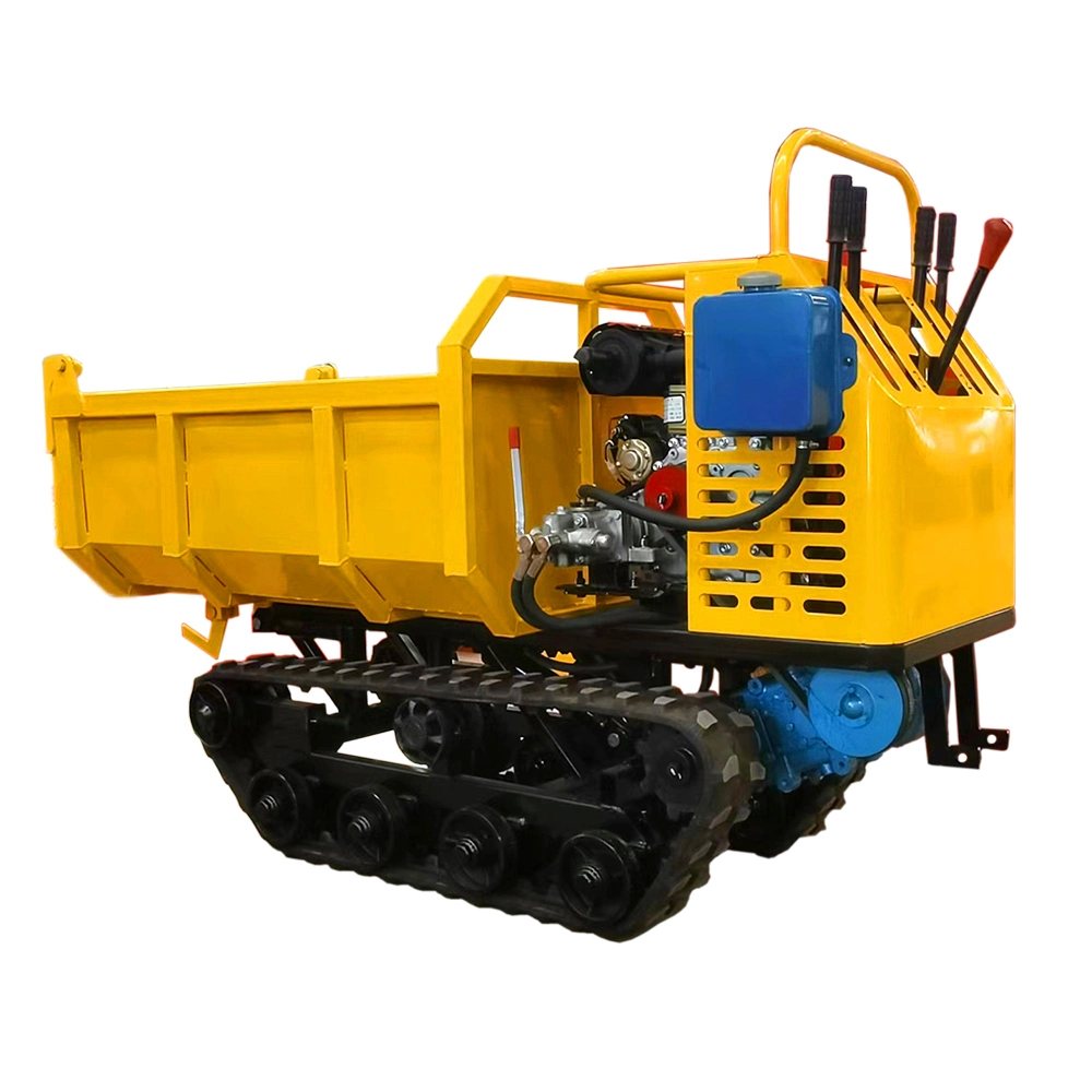 Small Truck Trailers Electrical Mini Dumper 0.6 Ton Hand-Held