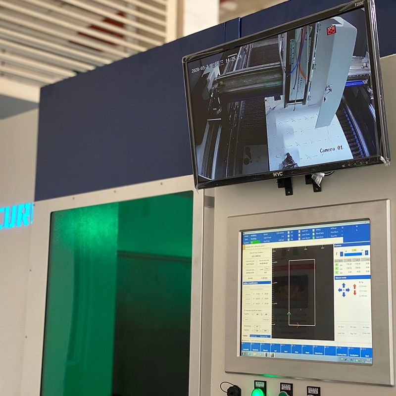 Accurl máquina de corte láser de fibra de mejor calidad con sistema CNC Cypcut Escut 2000