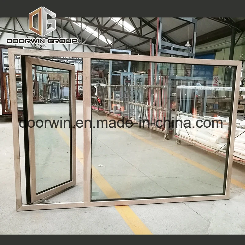 Oak Wood Clad Aluminum Awing Window