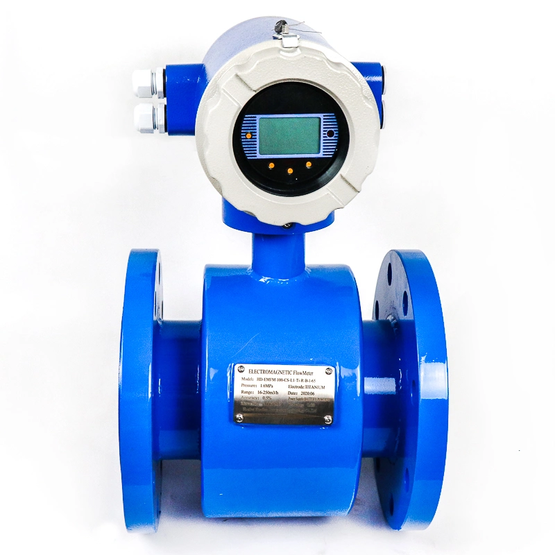 Electromagnetic Flow Meters RS485 Output LED Display Industrial