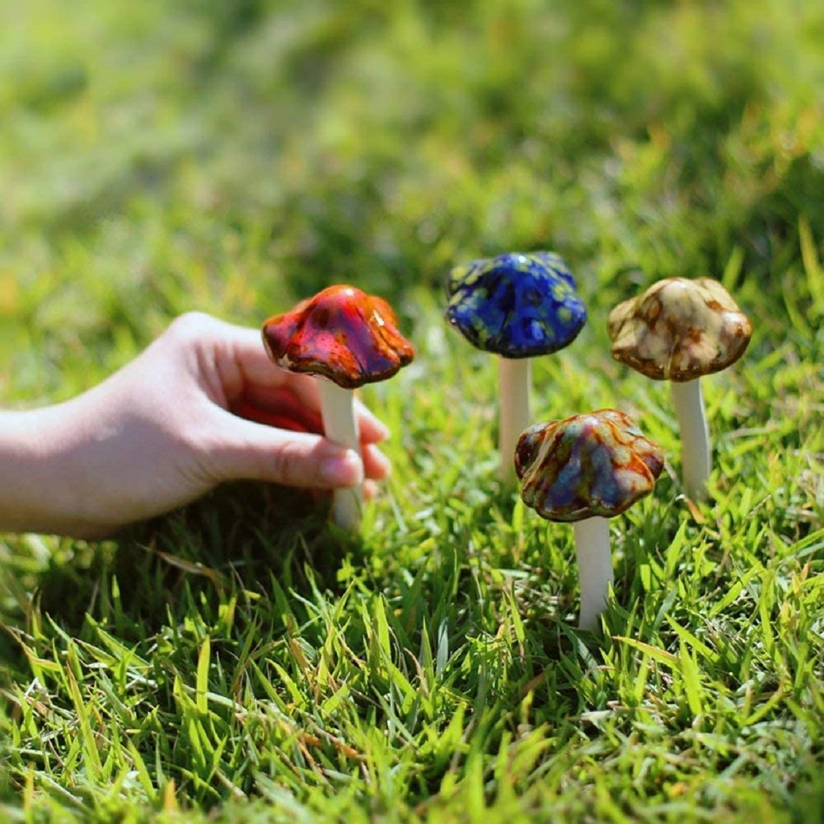 Garden Decoration Mushroom for Garden, Patio, Fairy Garden, Lawn Decoration, Decorative Mushrooms Wyz18069