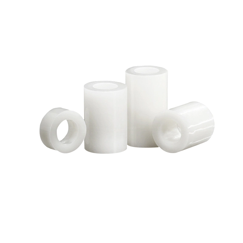 ABS Plastic Straight Through Isolation Column 7 Inner Diameter 3m4m Flat Bottom Cylindrical Plastic Sleeve White Stud Insulation Column