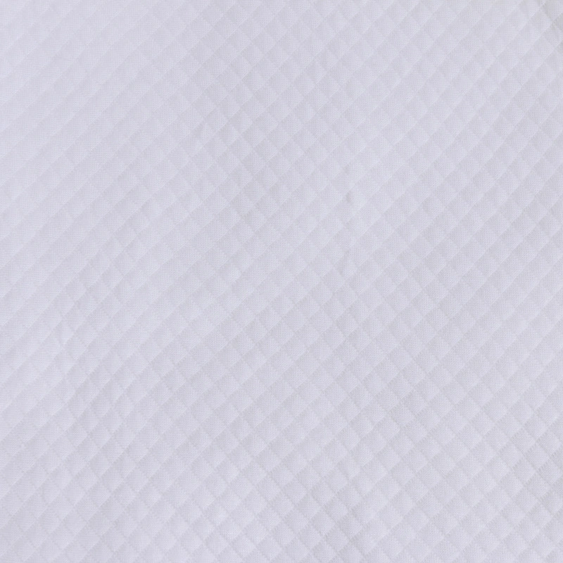 100% Cotton Yarn Dyed Air Layer Fabrics Knit Air Layer Double Sided Quilted Scuba Fabric for Baby Clothing