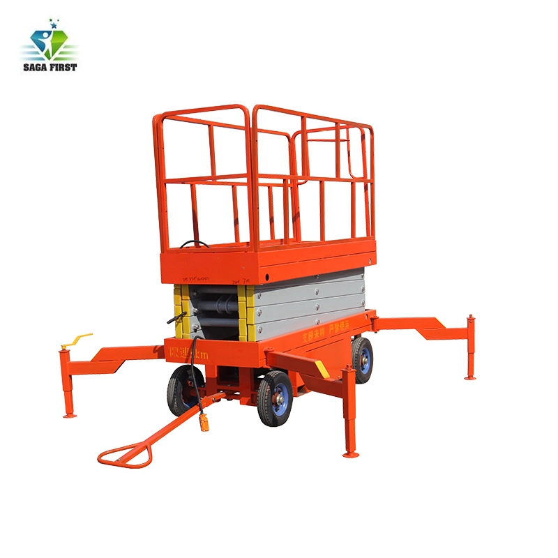 4-18m Mobile Electric Scissor Lift Platform Lifting Tools