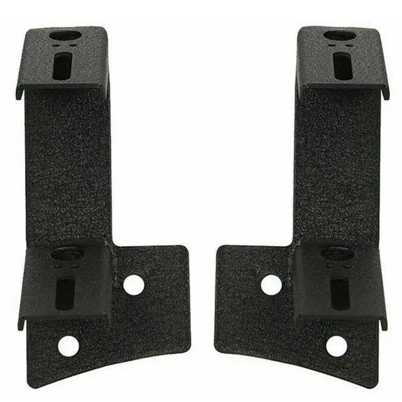 Dual Lower Windshield Hinge Corner a-Pillar Light Mounts Bracket for Jeep