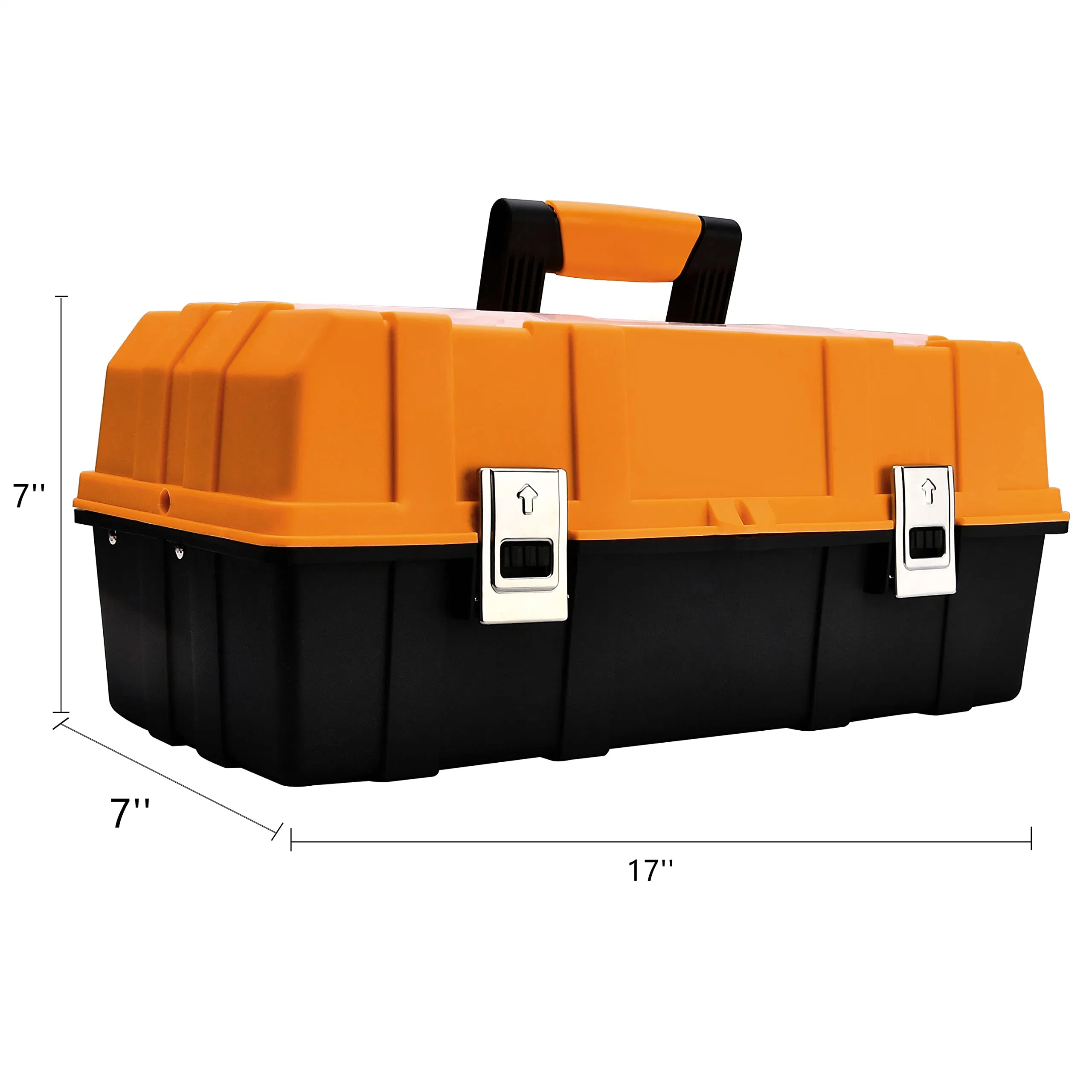 Caja de almacenamiento de plástico de tres capas Caja de herramientas Organizador de caja de costura multiuso Organizador y estuche portátil para arte y artesanía Cosmético