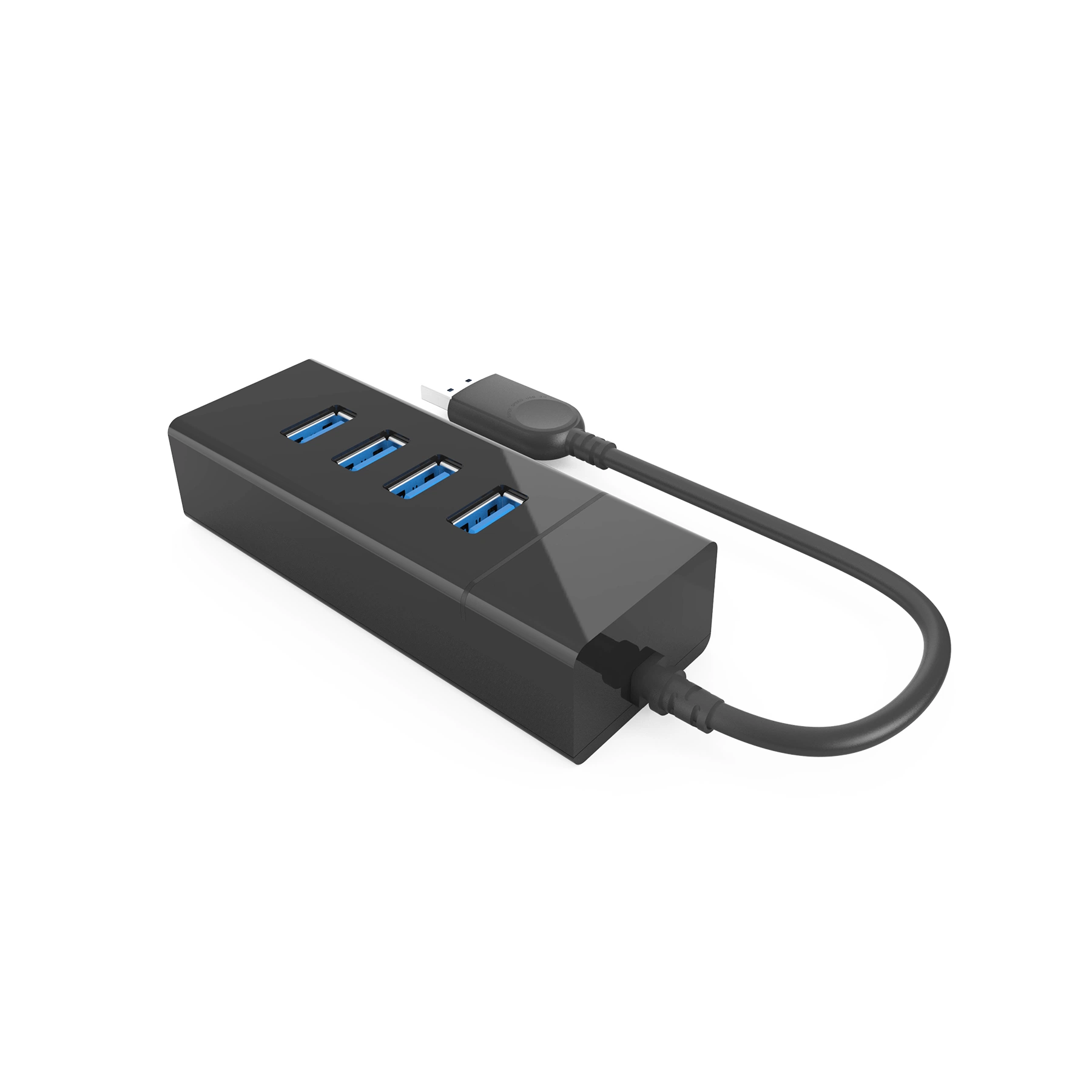 High Quality USB 3.0 4 Port Hub with Individual Power Switches