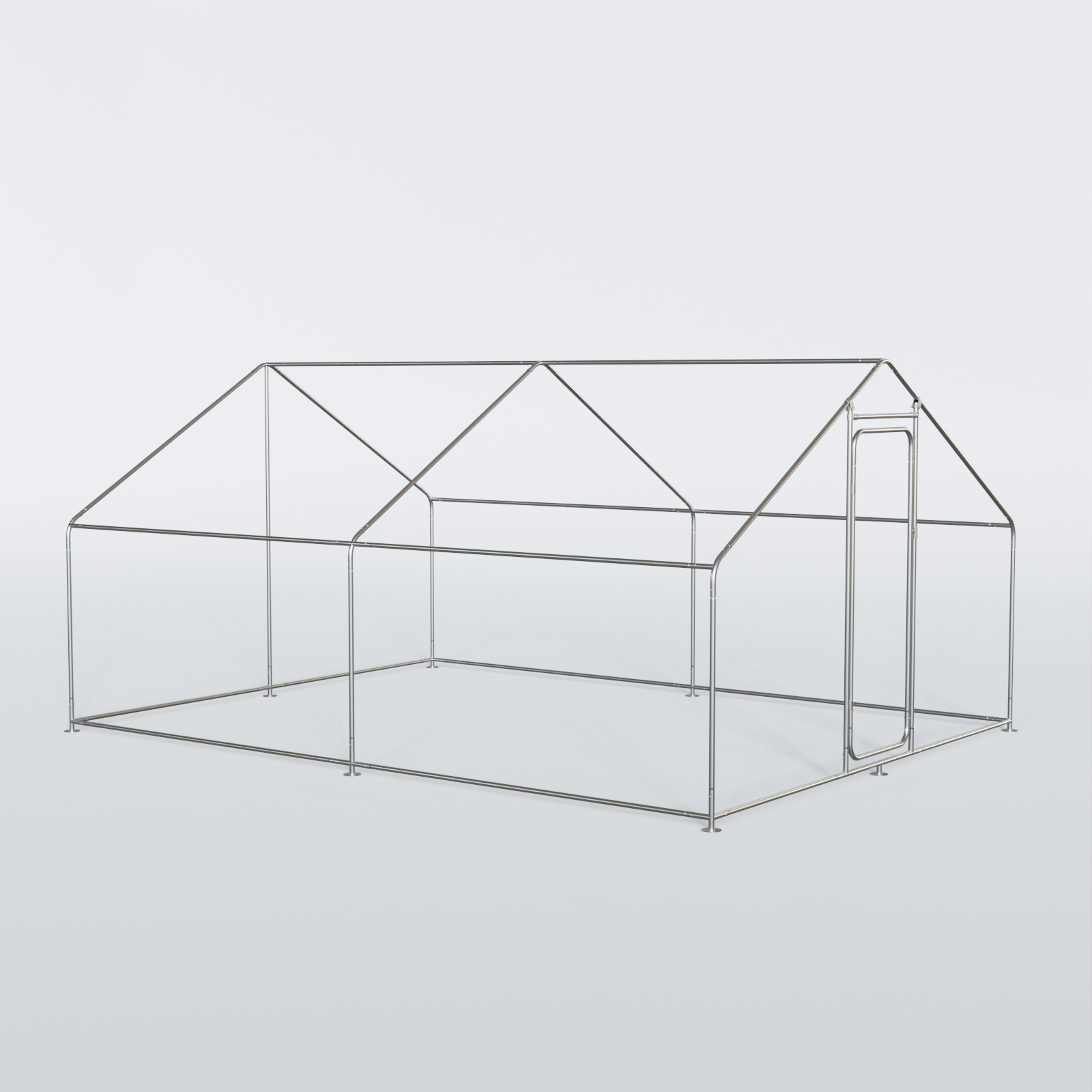 Chicken Run Coop Rabbit Ducks Hen Poultry House Large Metal Cages