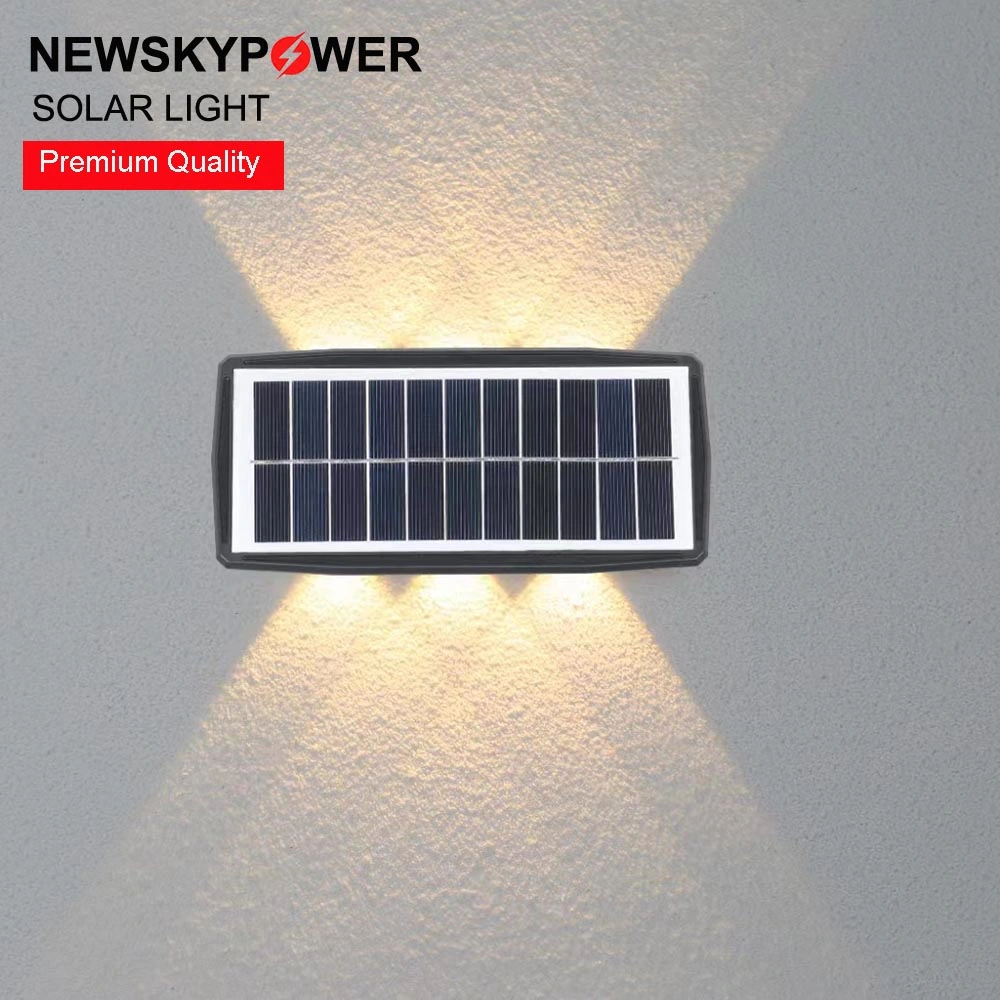 Solar Wall Wash Light IP65 Dusk Down Adjustable LED Wall Hotel Decor