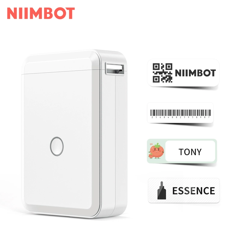 Niimbot Mini Handheld Pocket Portable Barcode Label Sticker Printer Cable Label Printing Machine