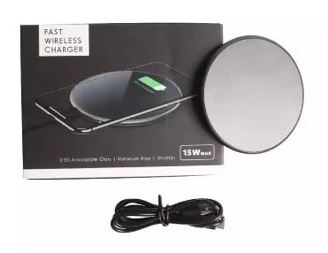 Black Fast Charging Pad for All Mobile Phone Wireless Charger