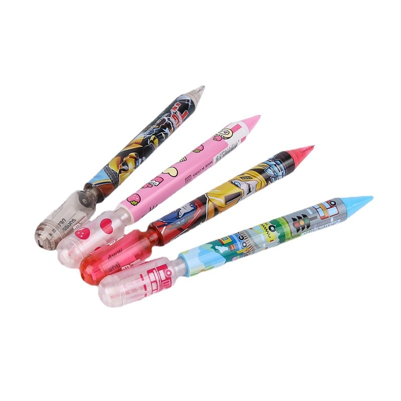 Promotional Customized Logo Plastic 0.5 mm Printing Plastic Mini Mechanical Pencil