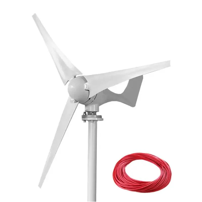 Horizontal Wind Turbine Generator Household Wind Turbine 12V/24V Wind Power Generation 300W