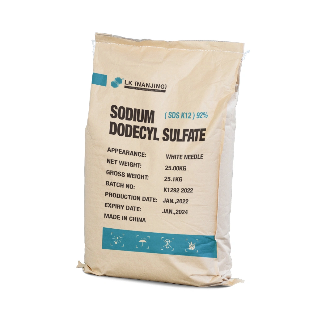 SLS 92% Sodium Lauryl Sulfate K12 with Good Emulsifying