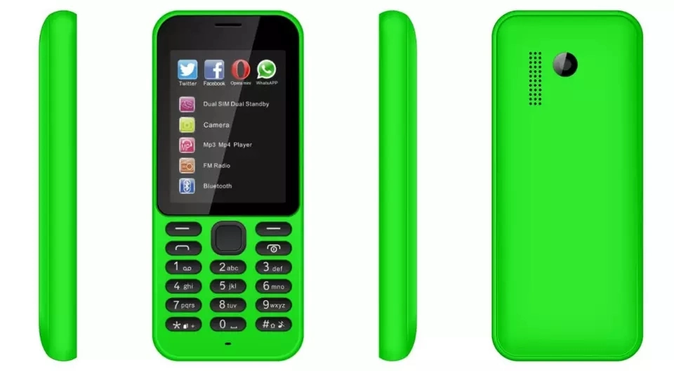 Feature Phone 2.4" Screen Bl-4c 800mAh Battery 215 Feature Phone Support for OEM Order