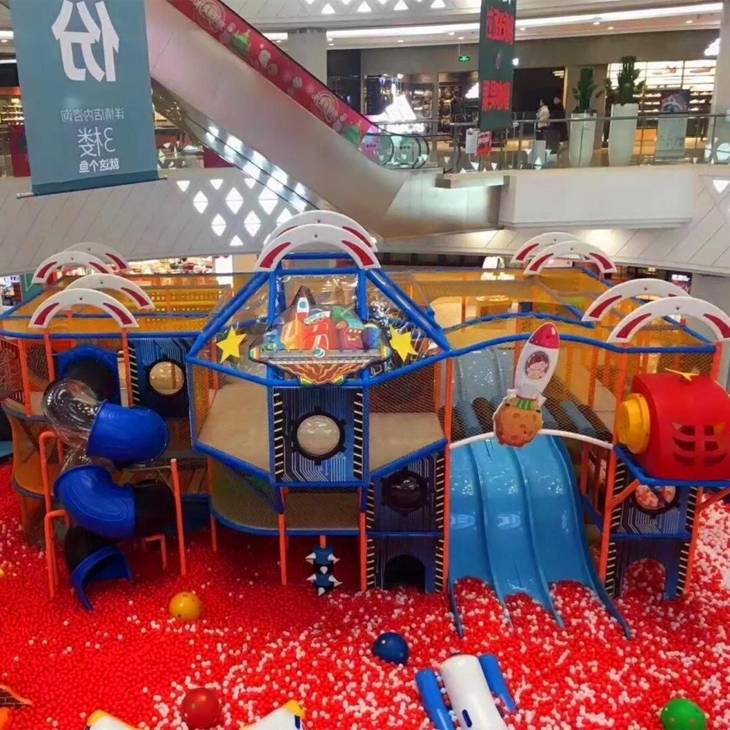 Terrain de jeux de supermarchés de l'équipement commercial intérieur du parc d'amusement des enfants de l'escalade le châssis