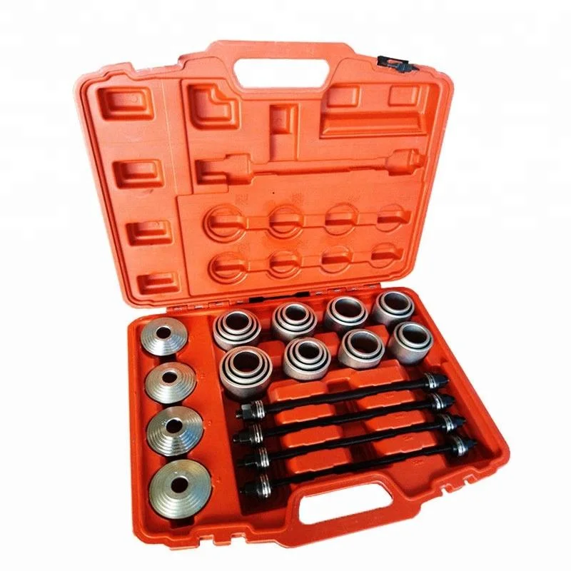 36PCS Herramientas de rodamiento de Rueda Universal Press & Pull Funda Kit Bush extraer rodamientos de inserción