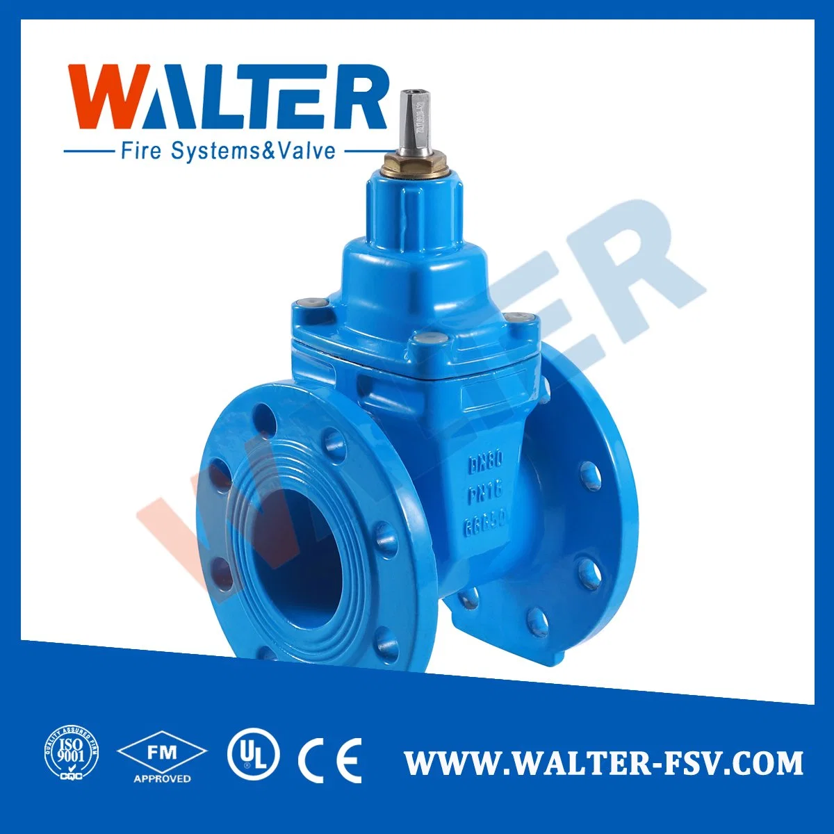 Strict Quality Control Double Flanged Sluice Valve