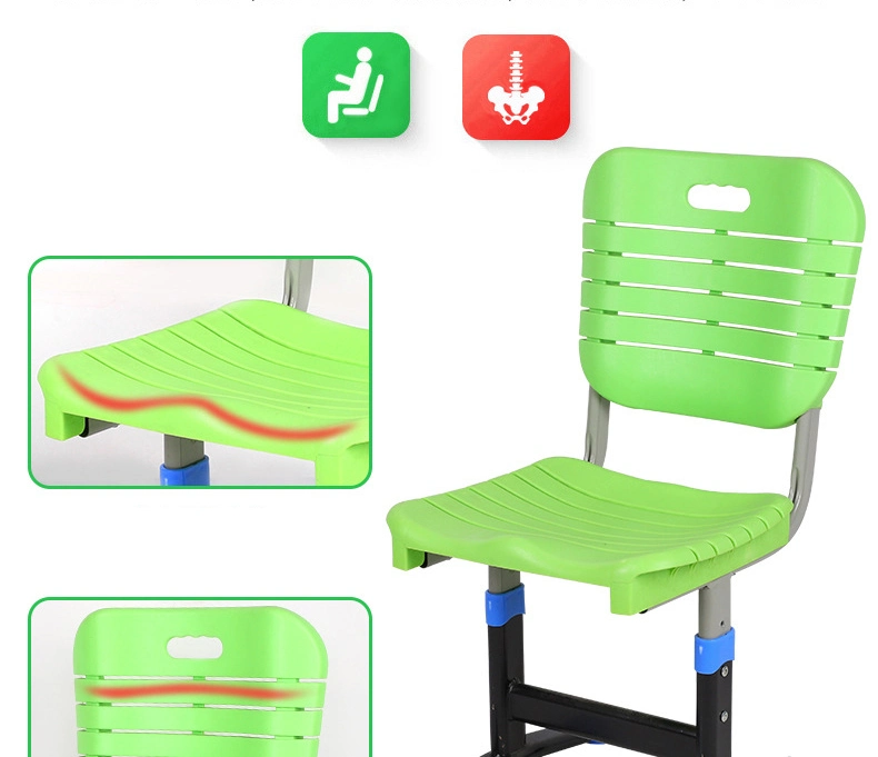 Manufacturers Directly Sell ABS Plastic Thickened Customized Lifting Desks and Chairs Class School Desks and Chairs Set