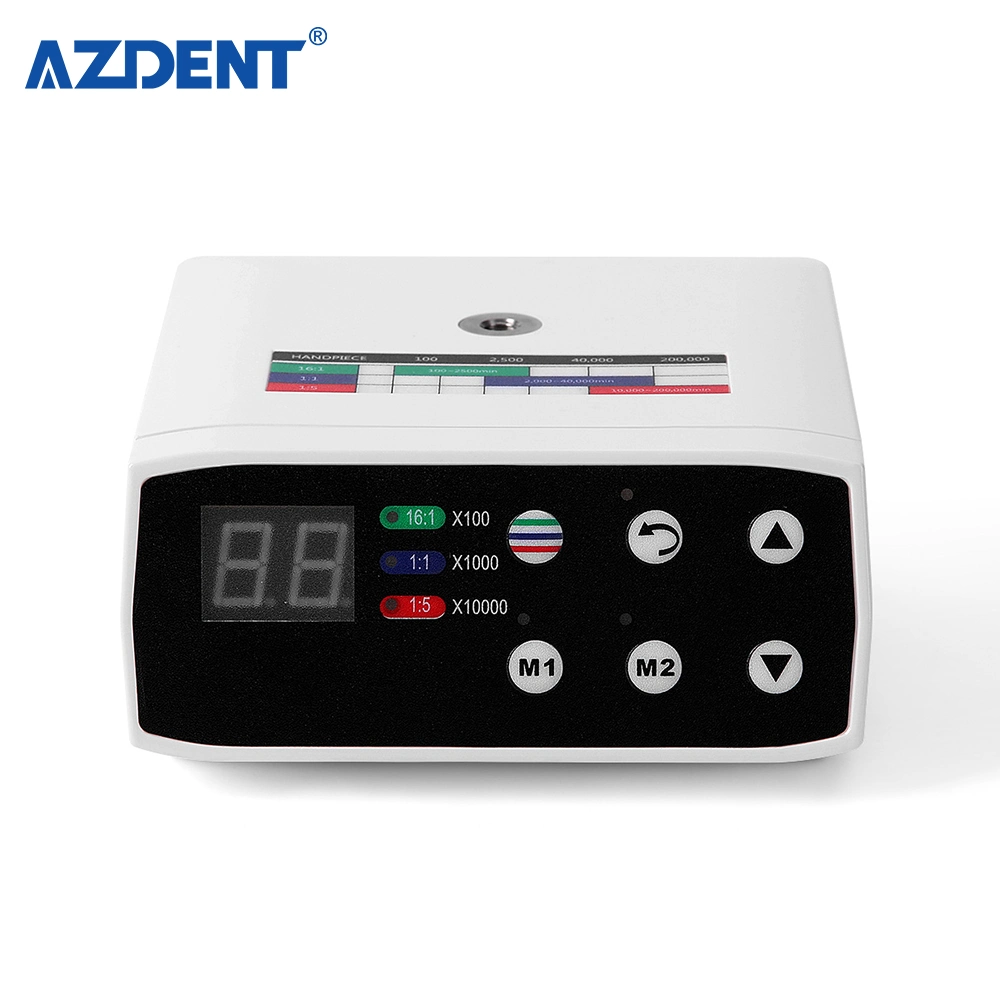 Micro-moteur à pulvérisation interne électrique sans balai à LED dentaire avec trois Paramètres facultatifs