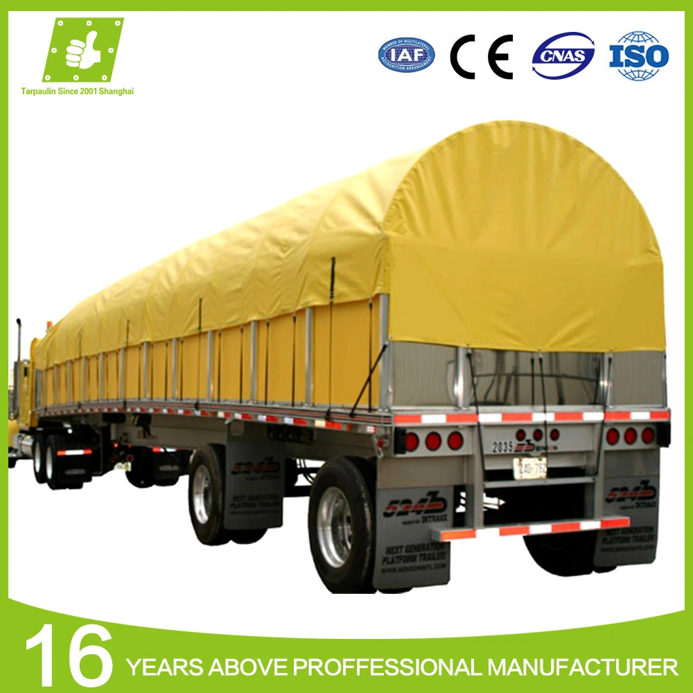 Couvercle de camions lourds bâche tissu polyester enduit PVC imperméable