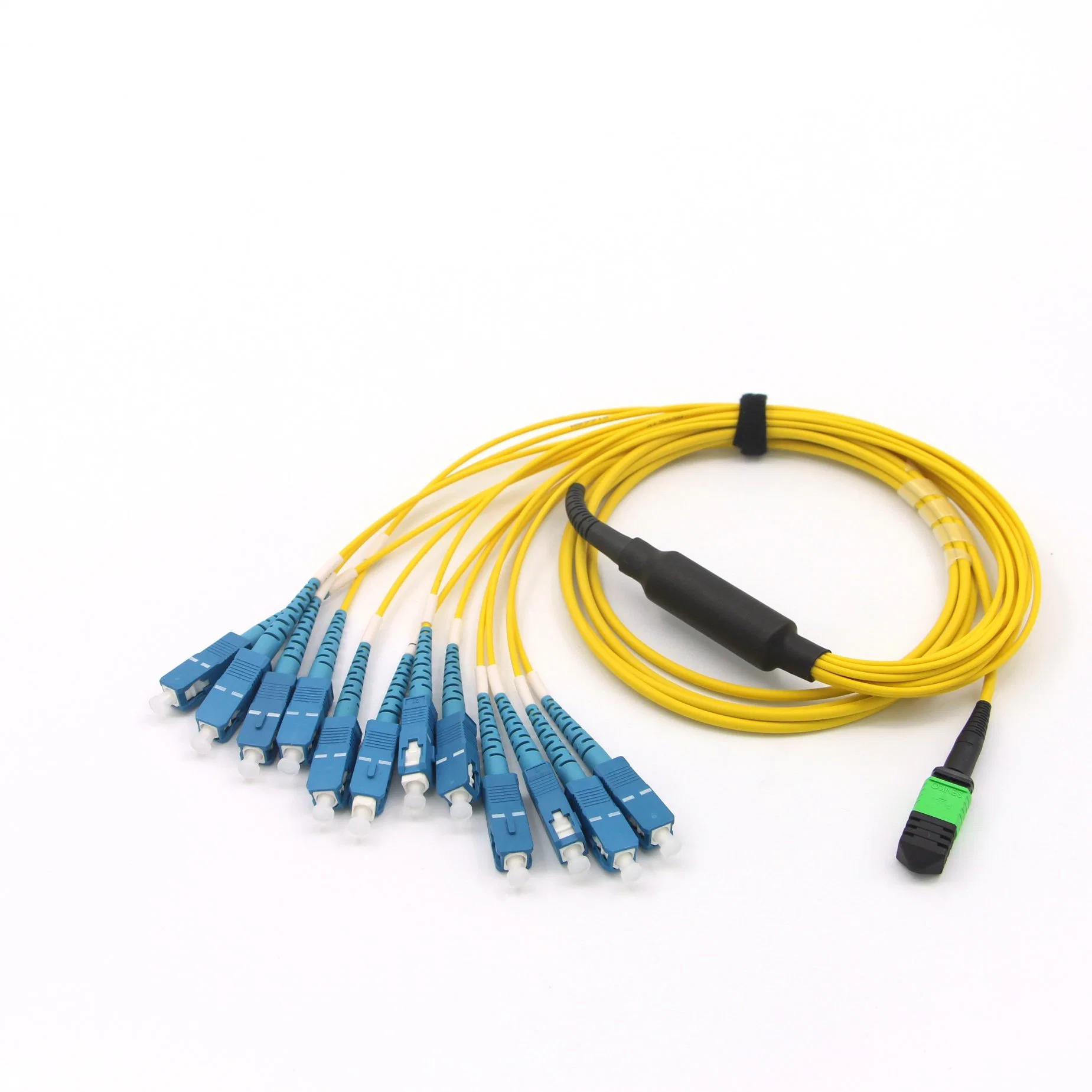 MPO (F) - Sc OS2 12 Core Fibre Optics Fanouts Assemblies for FTTH Data Center Communication