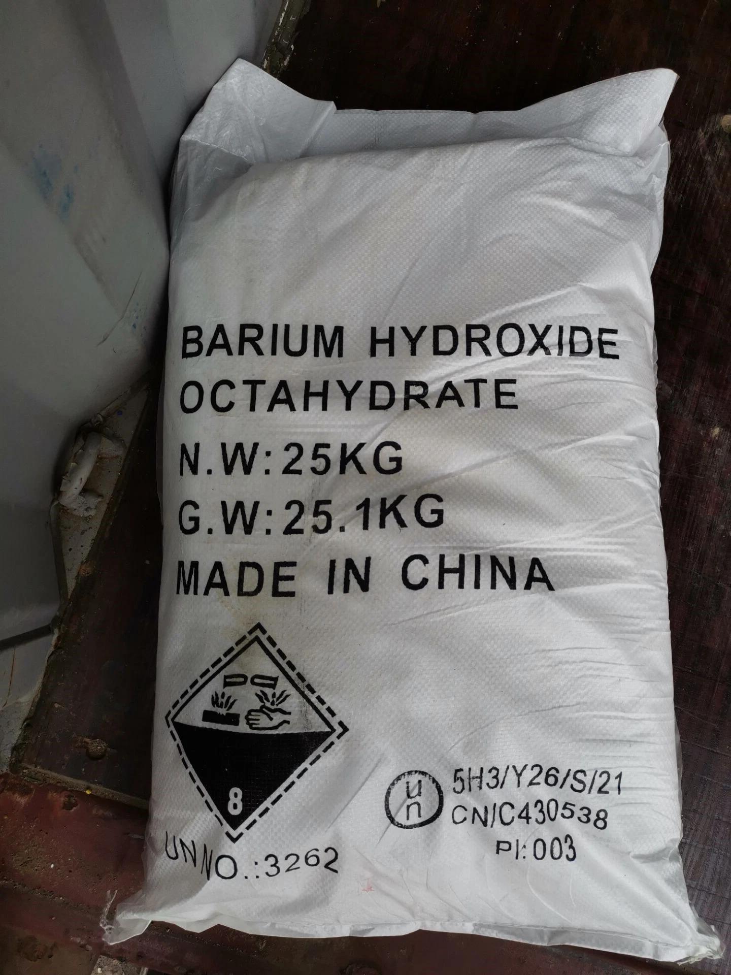 Factory Supply Barium Hydroxide Octahydrate / CAS 12230-71-6