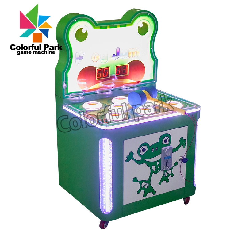 Colorful Park Children Games Whack a Mole Kids Hammer Hit Frog Arcade Game