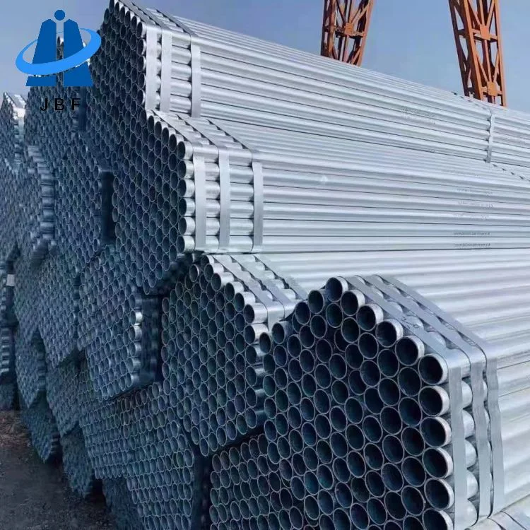 Building Greenhouse Low Carbon Iron Round Welded Hollow Hot-Galvanized Painted Pre-Galvanized ERW Pipe Water Tube Steel Pipe Gi Pipe Galvanized Pipe Steel Tube